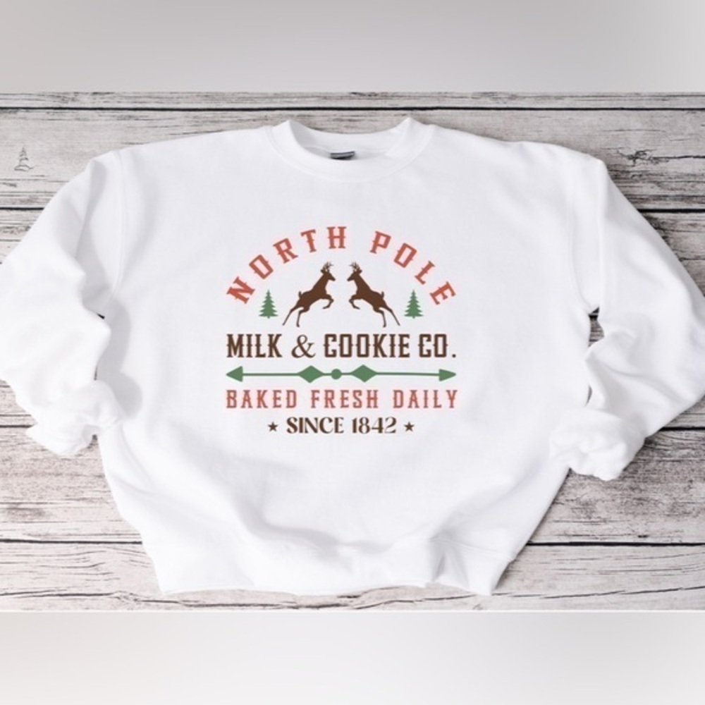 North Pole Milk & Cookie Co Crewneck